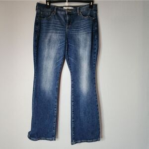 TORRID Denim Relaxed Boot Vintage Stretch Mid Rise Drk  Jean Women Sz 12 Short